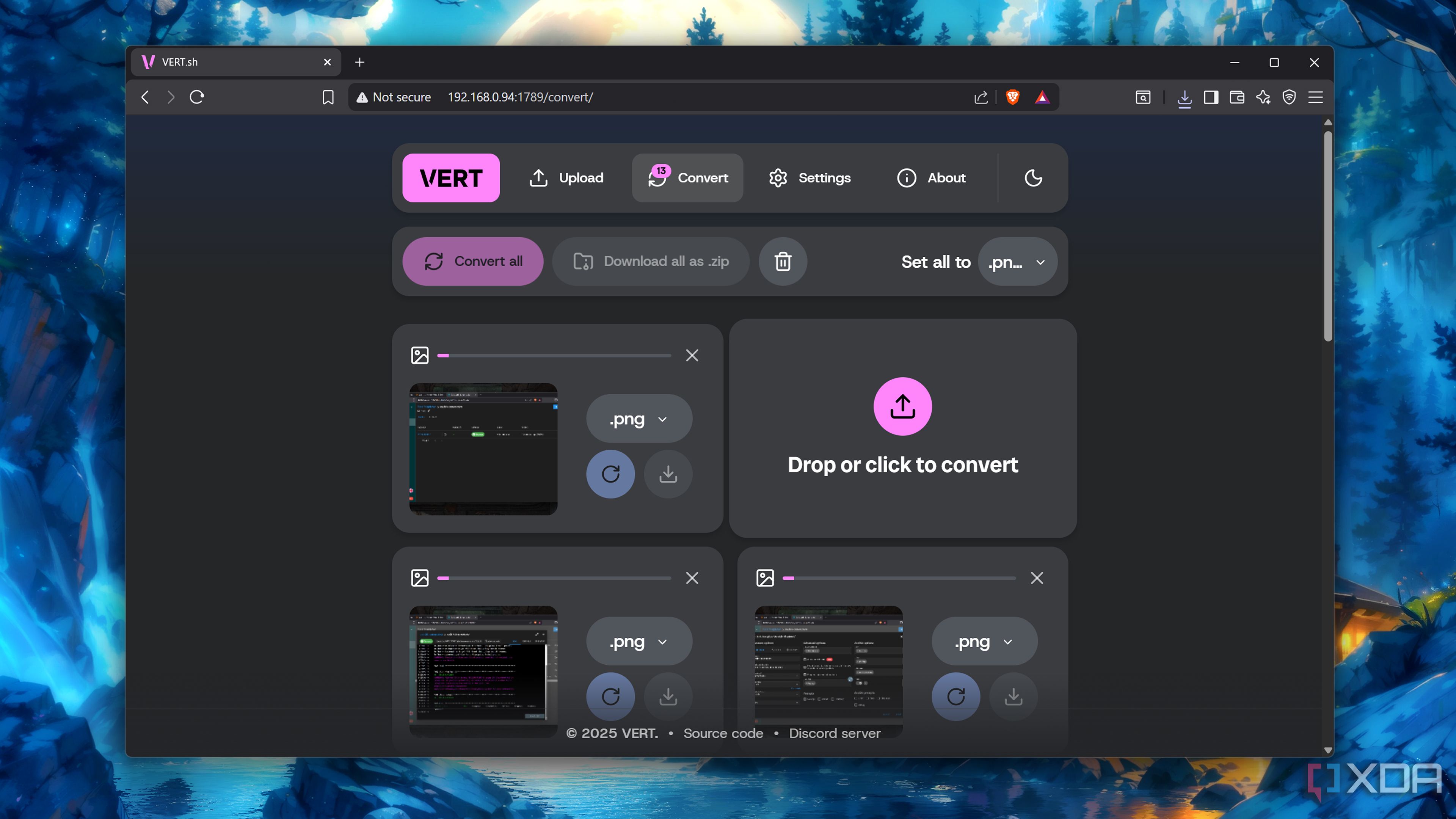 Vert is the best self-hosted file converter out there, and it's not ...