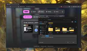 Choosing files in Vert