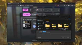 Choosing files in Vert