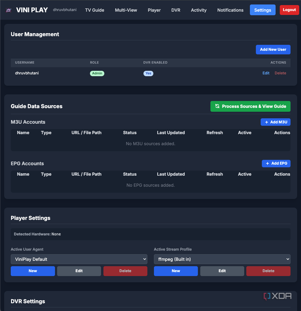 I’ve found the best looking IPTV app you can self-host on your NAS