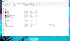 Screenshot showing Windows storage break-up on a folder on Windows 10