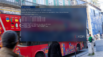 Screenshot of Windows Terminal showing the output of a ping command