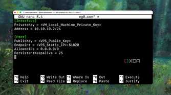 Setting up the WireGuard Instance on the home machine