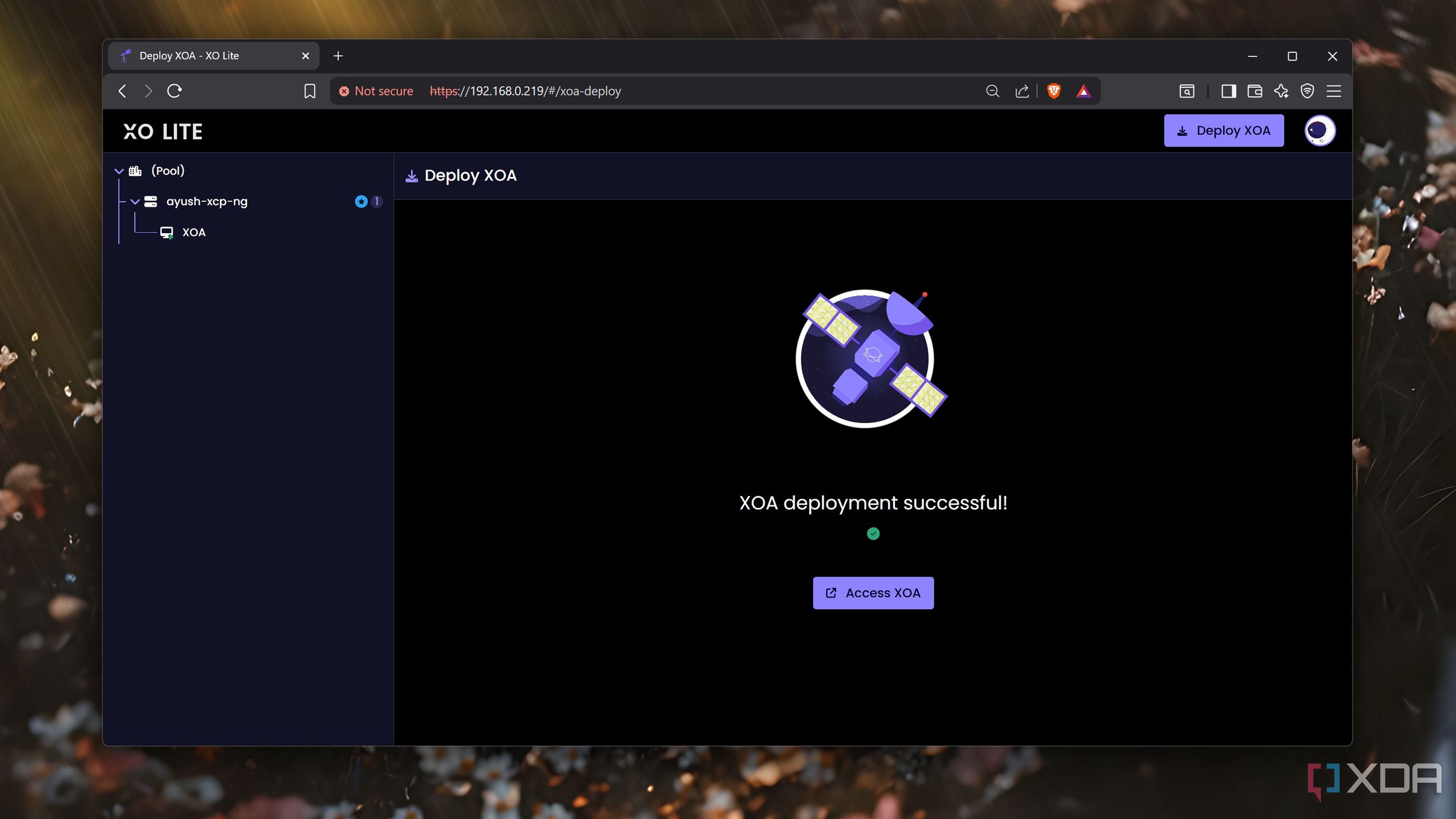 Deploying XOA