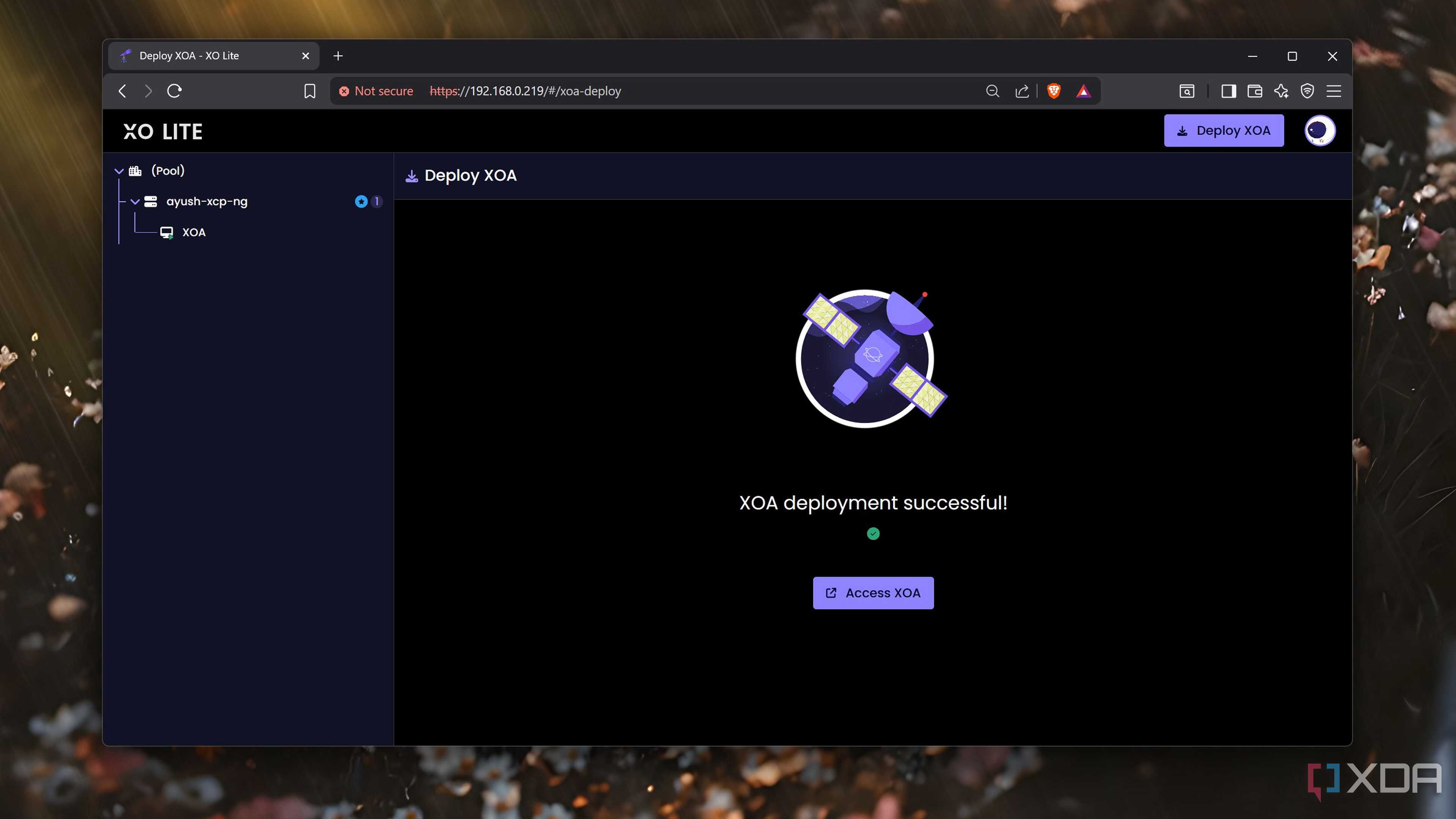 Deploying XOA