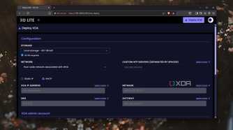 Configuring the Storage settings for XOA
