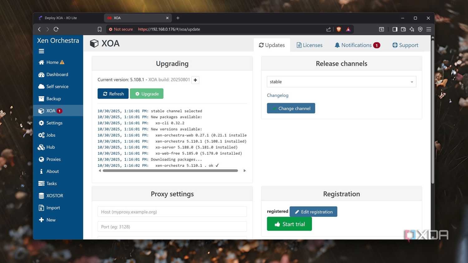 Updating XCP-ng