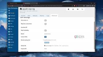 HA settings in XCP-ng