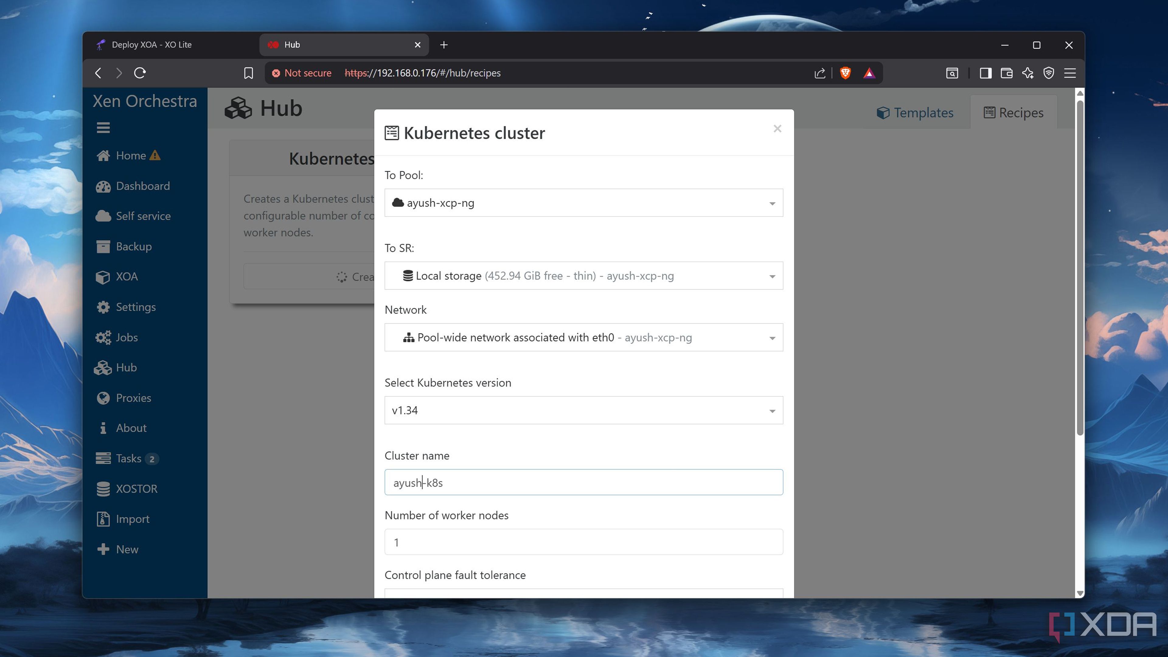 Deploying a K8s cluster