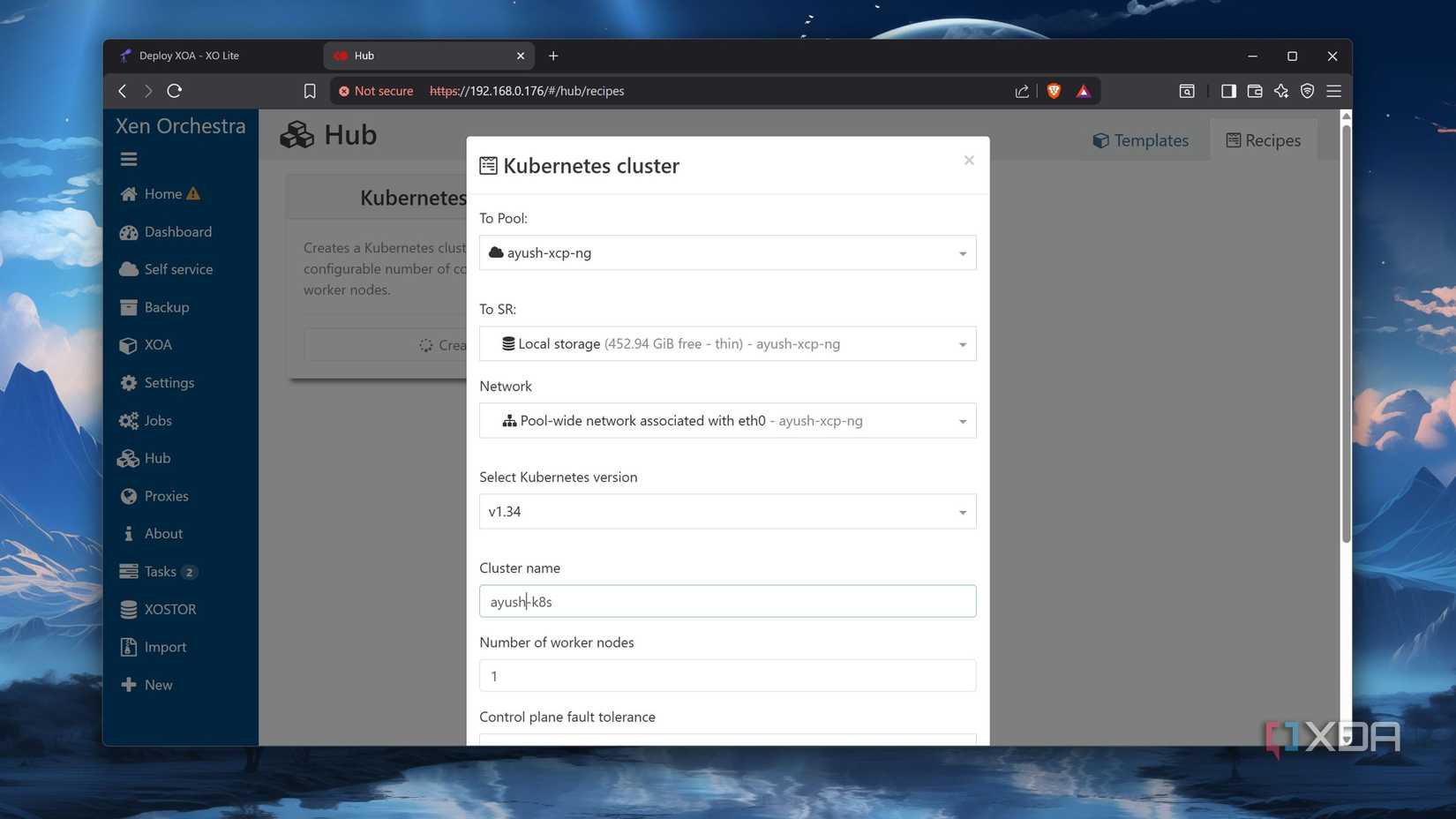 Deploying a K8s cluster