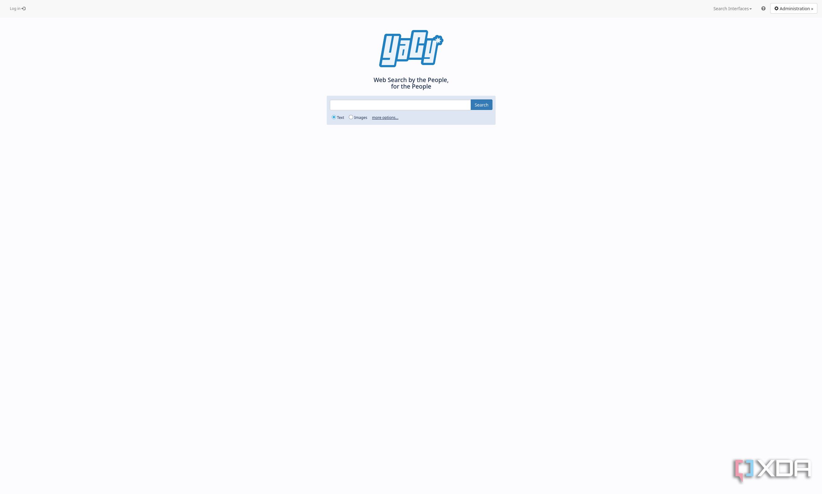 Self-host your own search engine with YaCy and Docker