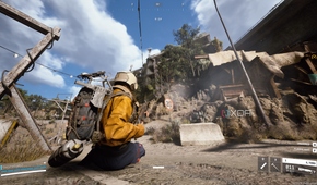 Sprint sliding in Arc Raiders.