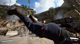 Sprint dodging in Arc Raiders.