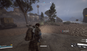 A screenshot from Arc Raiders running on an Nvidia RTX 3050 Ti mobile.
