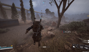 A screenshot from Arc Raiders running on an Nvidia RTX 3050 Ti mobile.