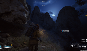 A screenshot from Arc Raiders running on an Nvidia RTX 3050 Ti mobile.