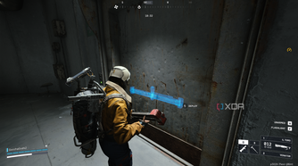 Using a door blocker in Arc Raiders.