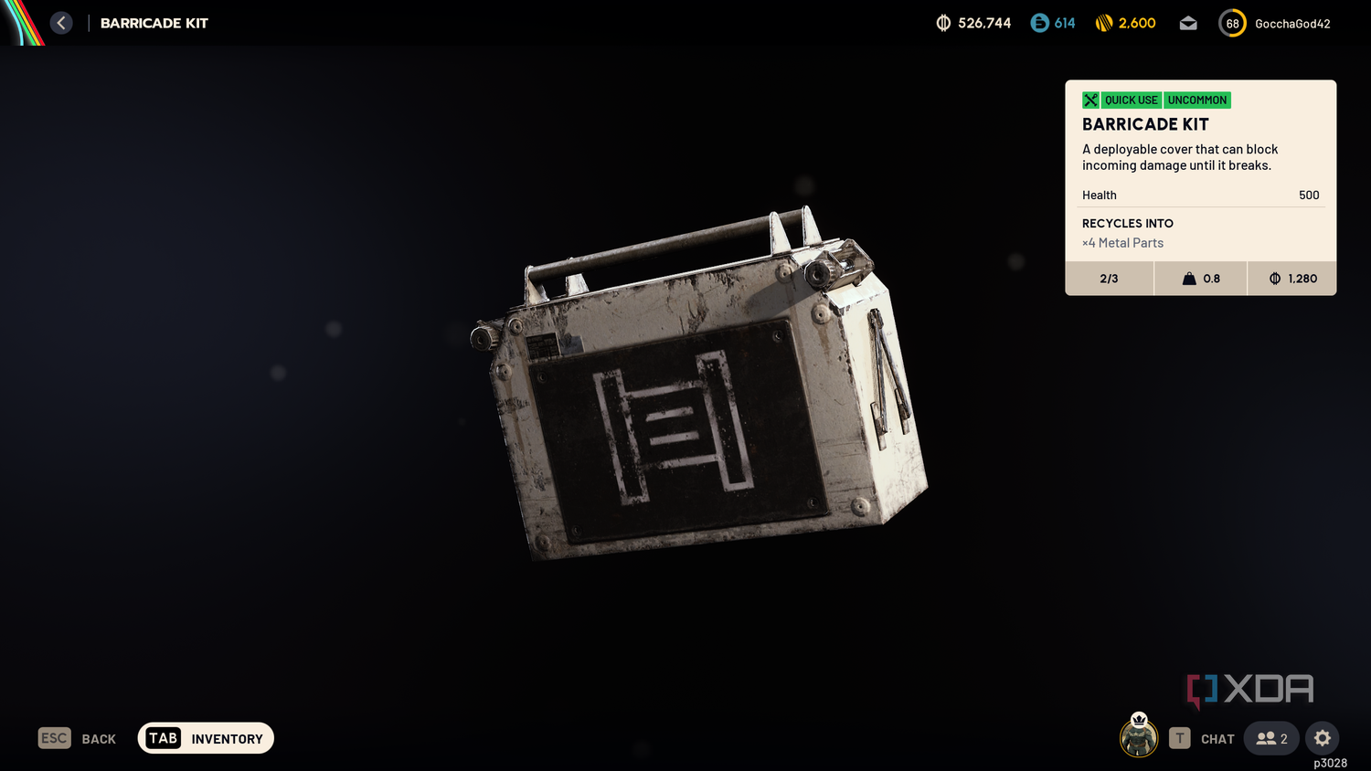 A barricade kit in Arc Raiders.