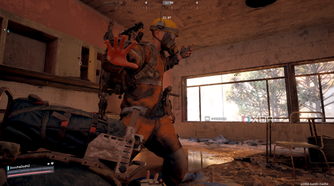Being knocked out by another player in Arc Raiders.