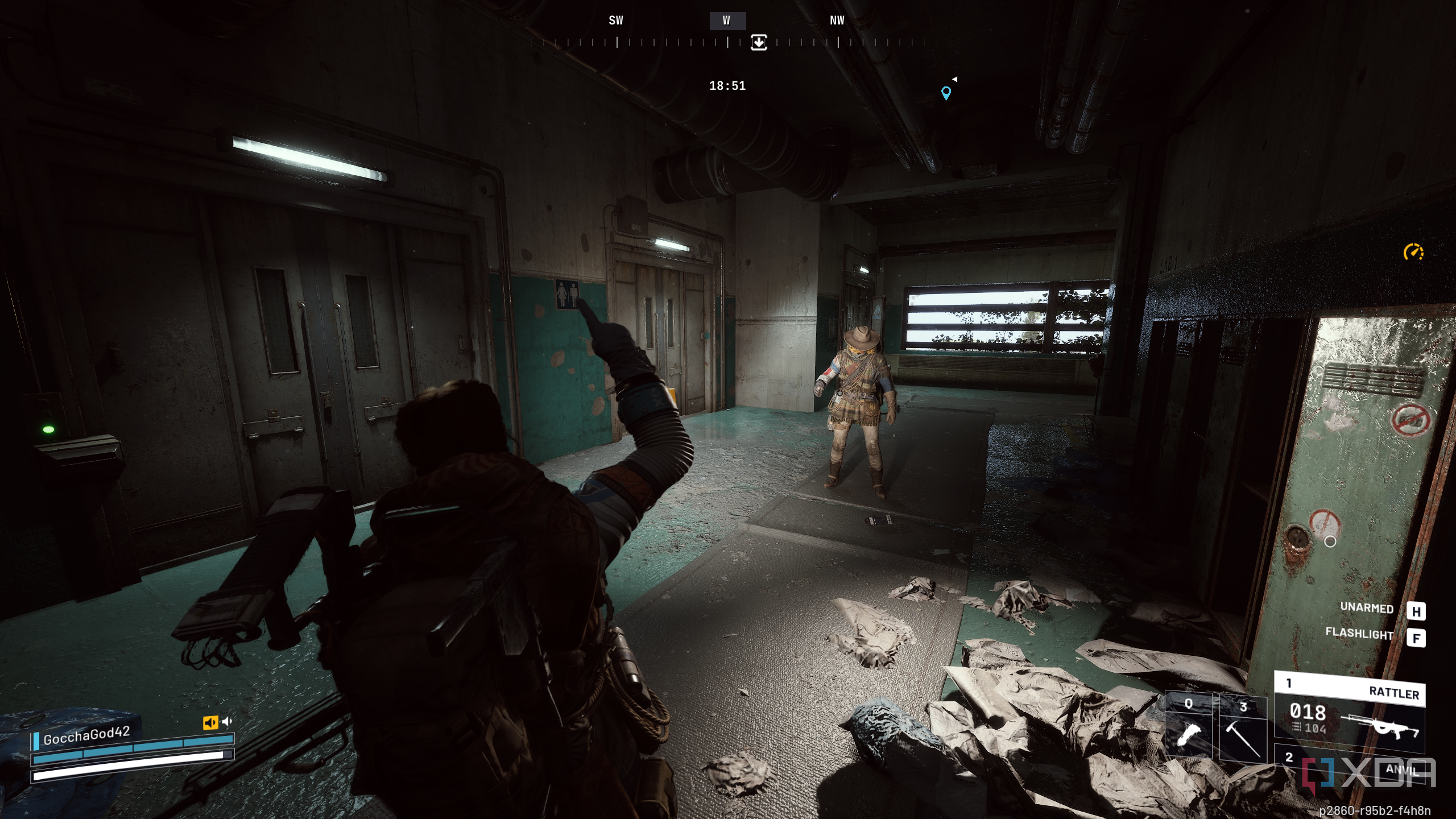 Waving to another player/raider in solos in Arc Raiders.