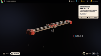A door blocker inspection in Arc Raiders.