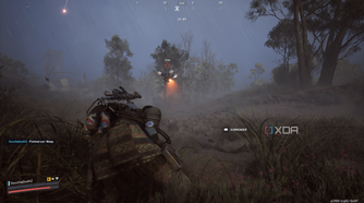 An AI drone downing a player in Arc Raiders.