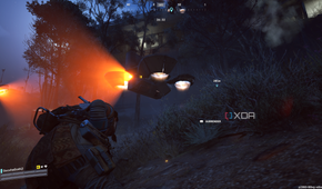 A Hornet taking down a player in Arc Raiders.