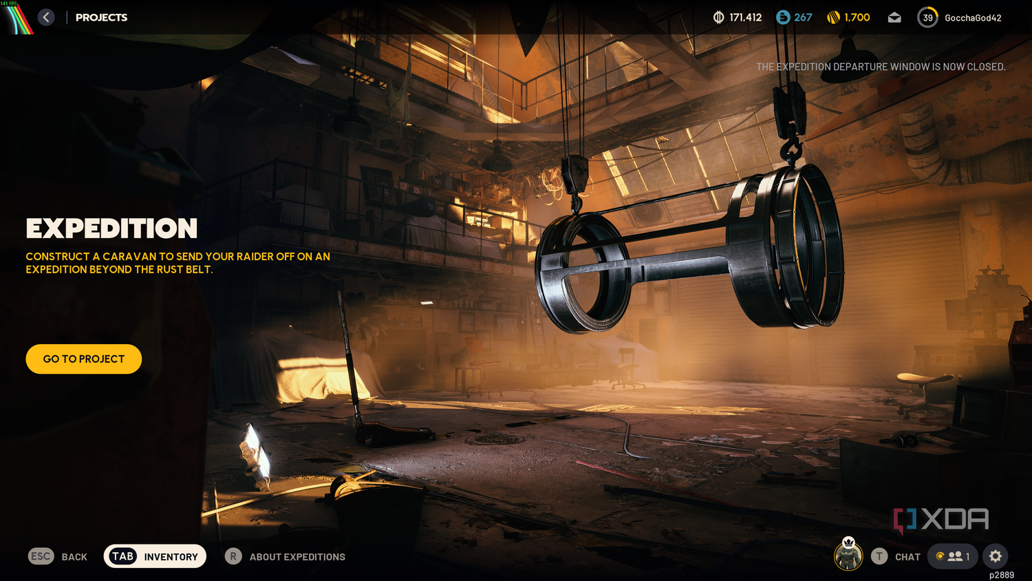 The Expedition Page in Arc Raiders.