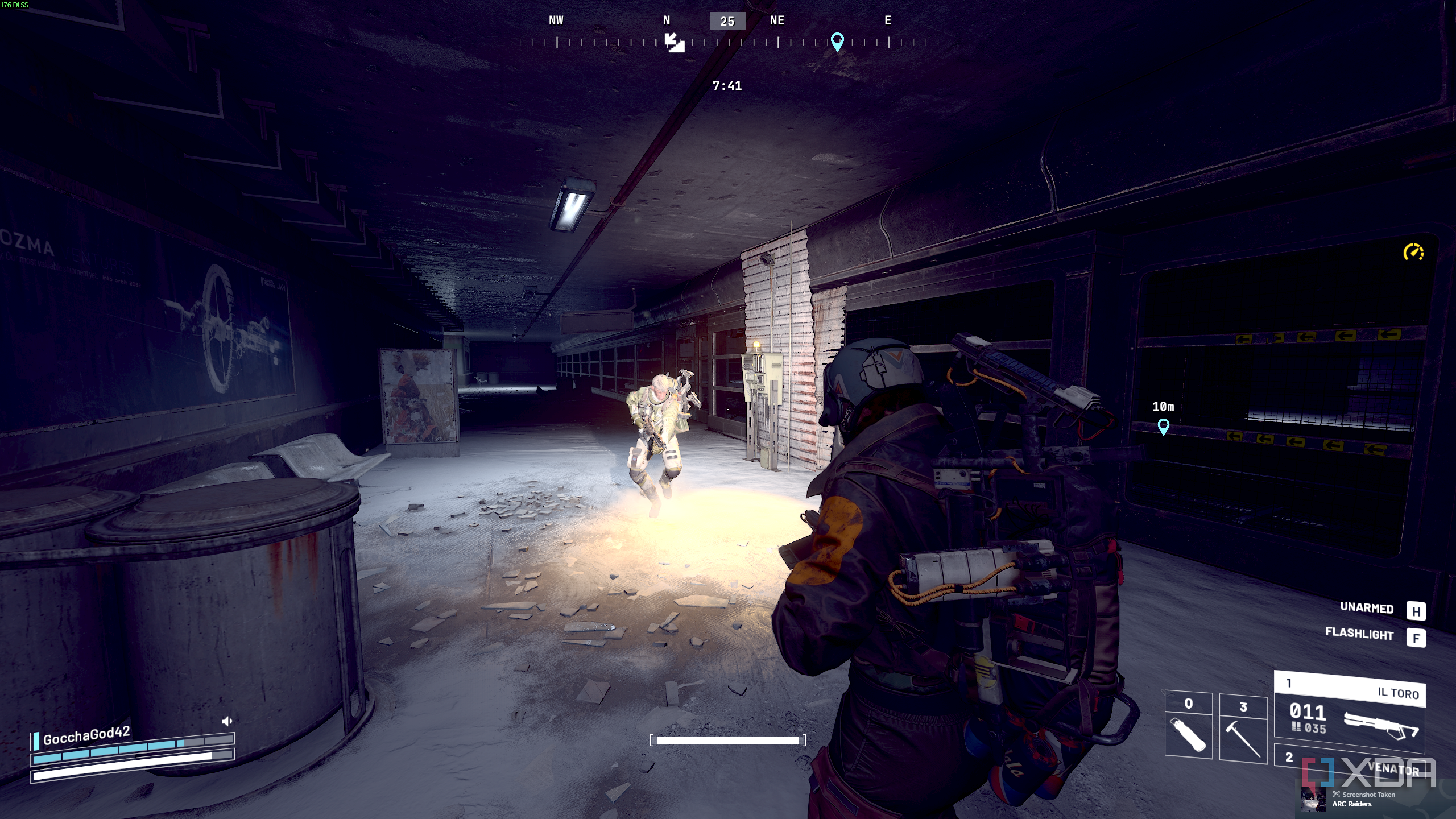 Extracting in Buried City with a stranger in Arc Raiders.