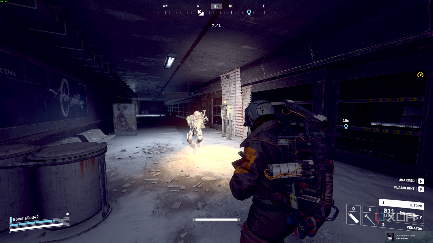 Extracting in Buried City with a stranger in Arc Raiders.