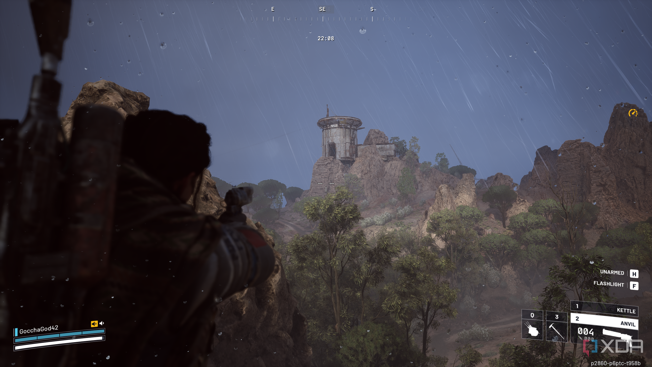Formicai Outpost in the distance in Arc Raiders.