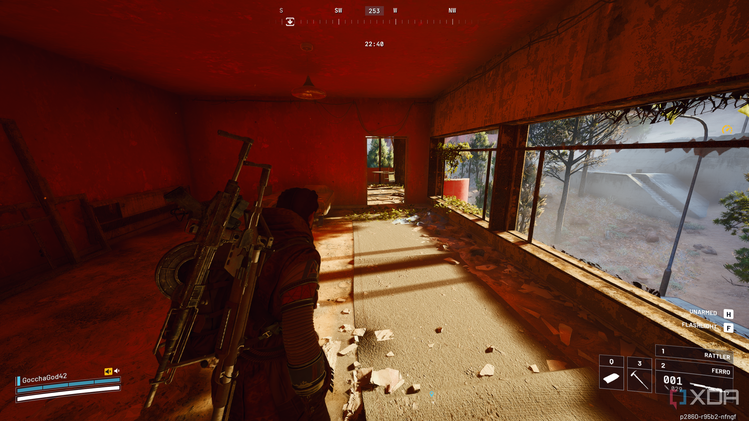 Looting indoors in Arc Raiders.