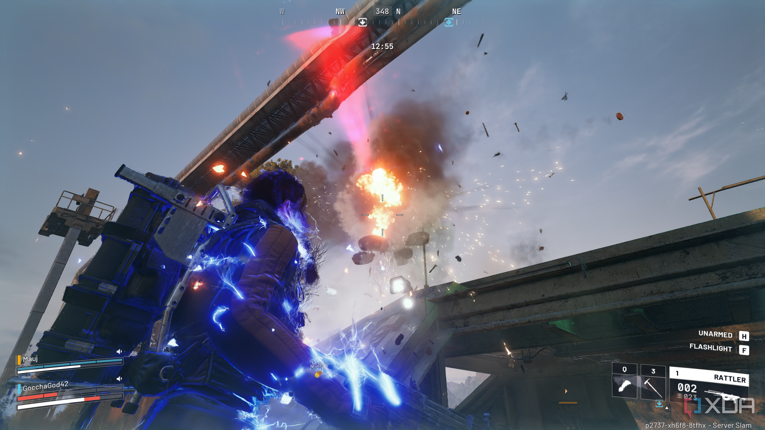 A hornet stunning the player in Arc Raiders.