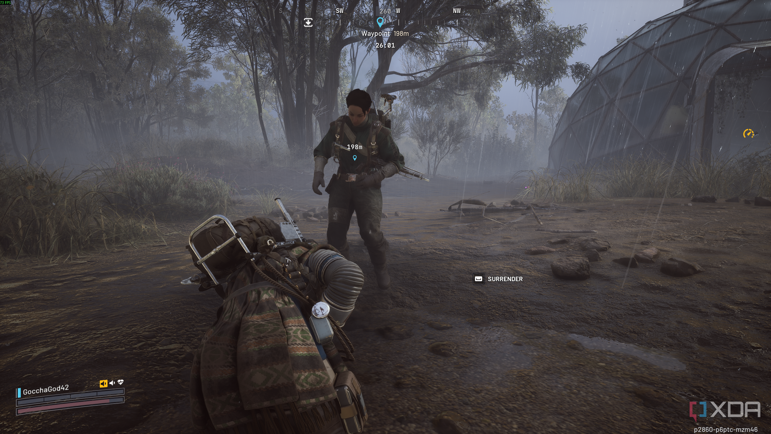 Another raider standing over a knocked-down player in Arc Raiders.