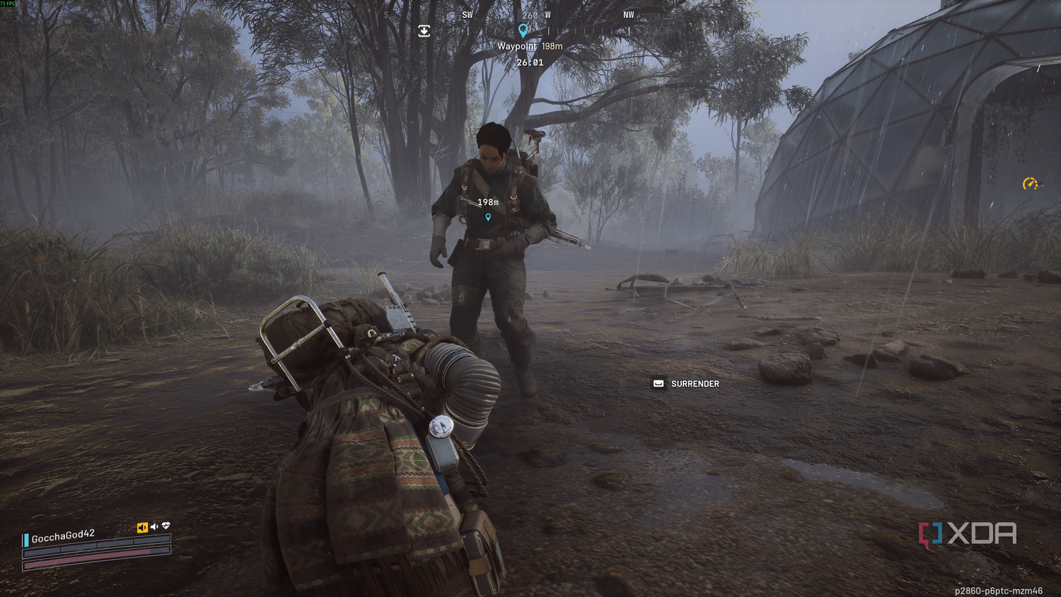 Another raider standing over a knocked-down player in Arc Raiders.