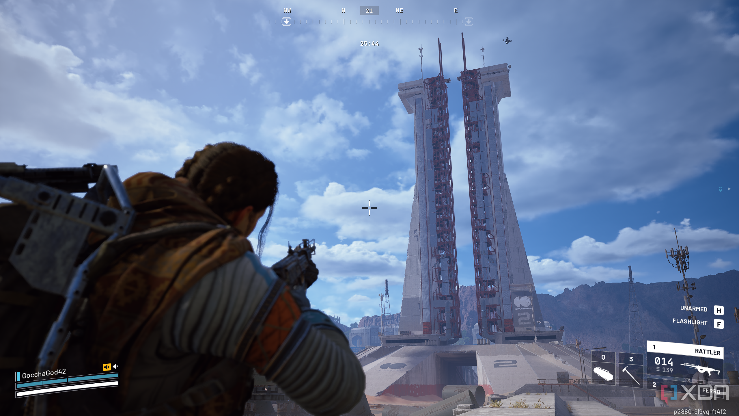 Launch Towers in the Spaceport map of Arc Raiders.