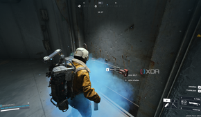 Healing after using a door blocker in Arc Raiders.