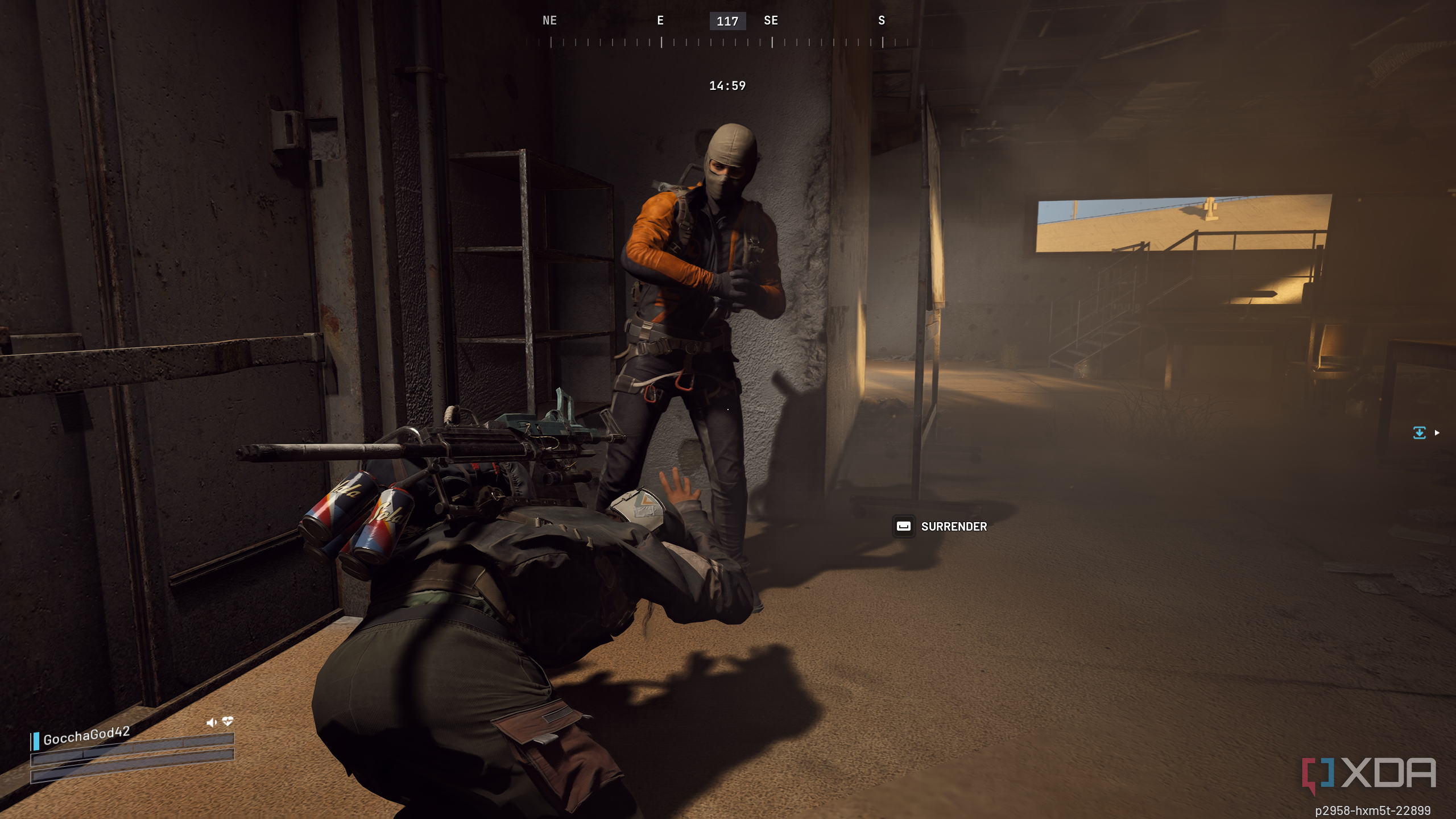 Being knocked out by a fellow raider in Arc Raiders.