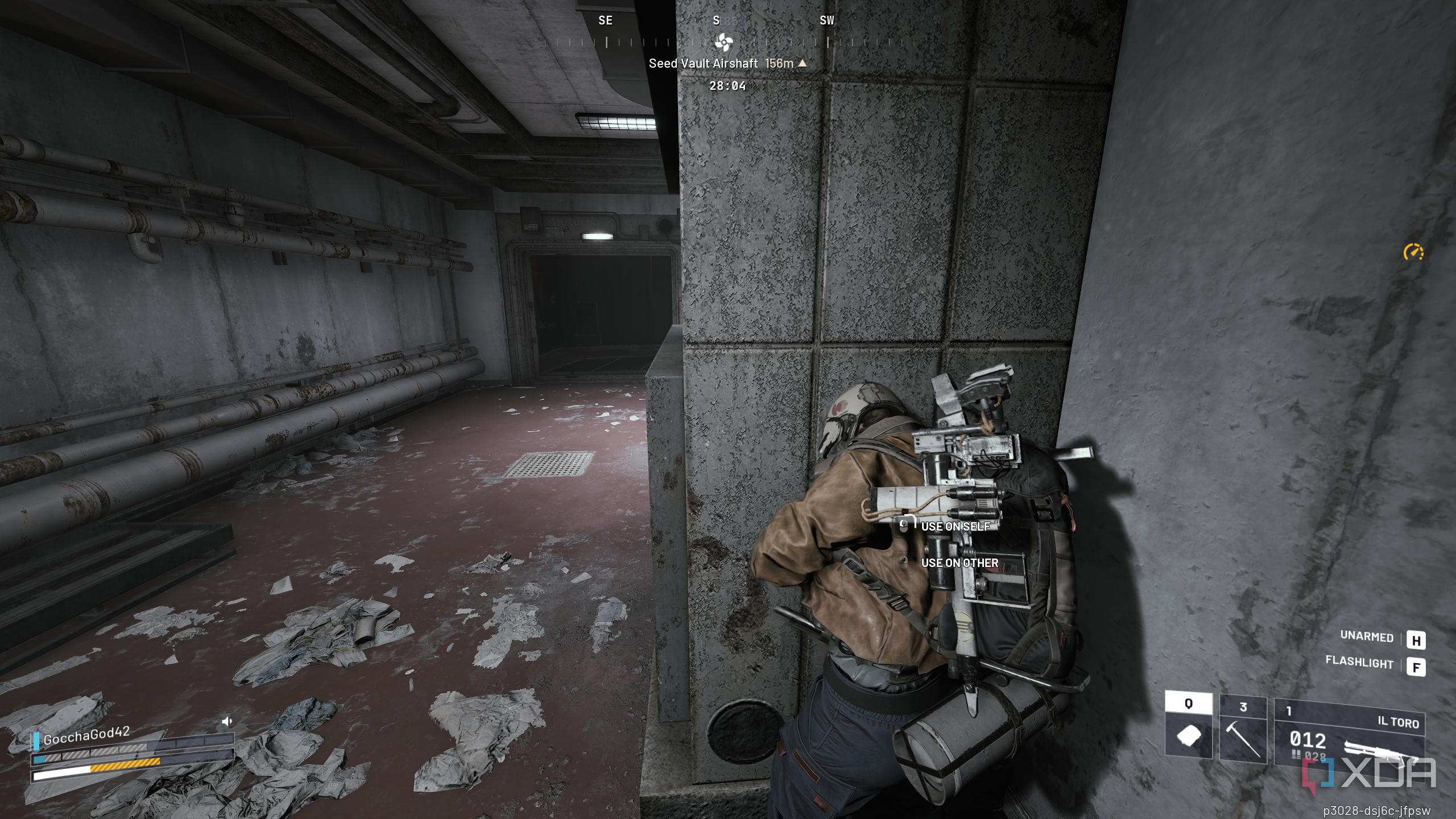 Healing behind cover in Arc Raiders.