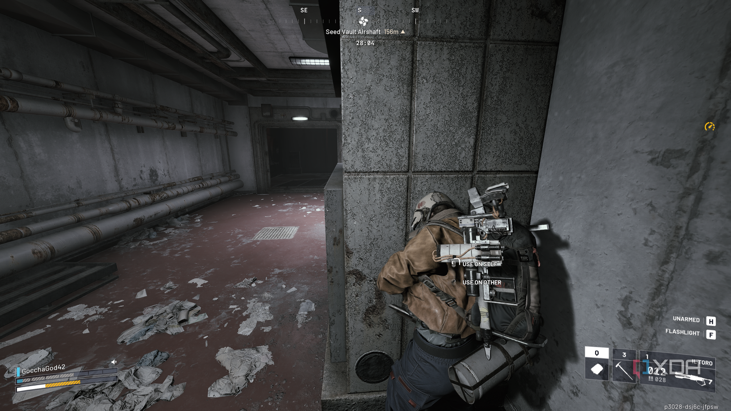 Healing behind cover in Arc Raiders.