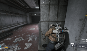 Healing behind cover in Arc Raiders.