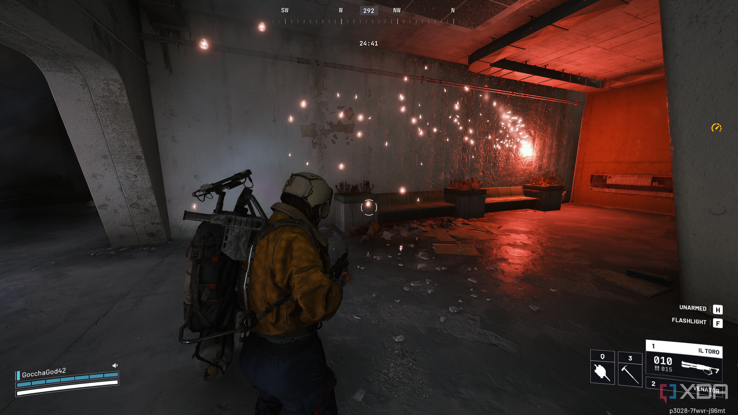 Knocking down a raider in Arc Raiders.