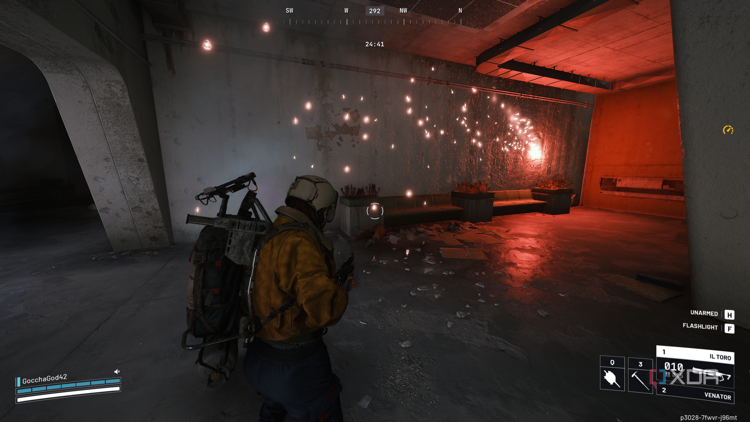 Knocking down a raider in Arc Raiders.