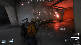 Knocking down a raider in Arc Raiders.