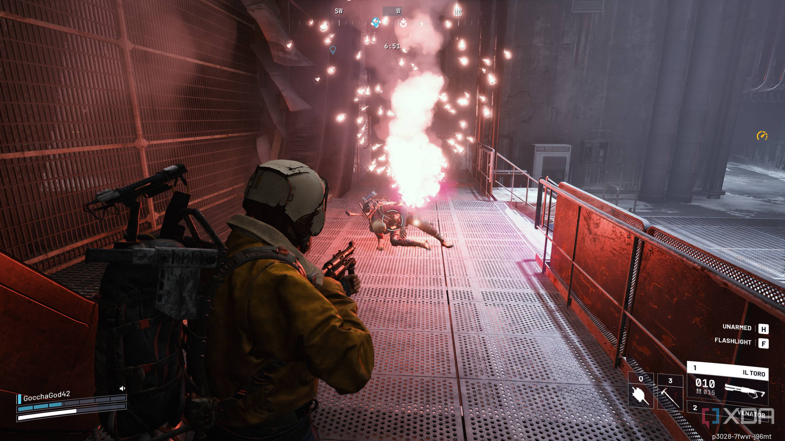 Knocking out a raider in pvp in Arc Raiders.