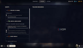 The quest logbook in Arc Raiders.