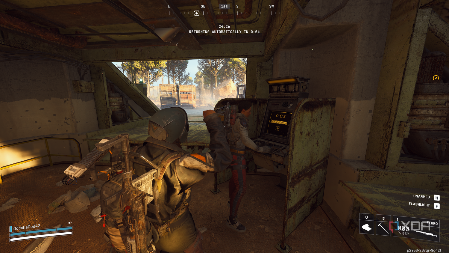 Extracting with another player in Arc Raiders.