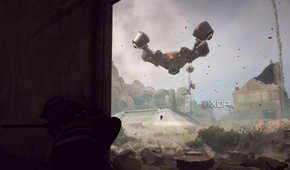 Being downed by a Rocketeer in Arc Raiders.