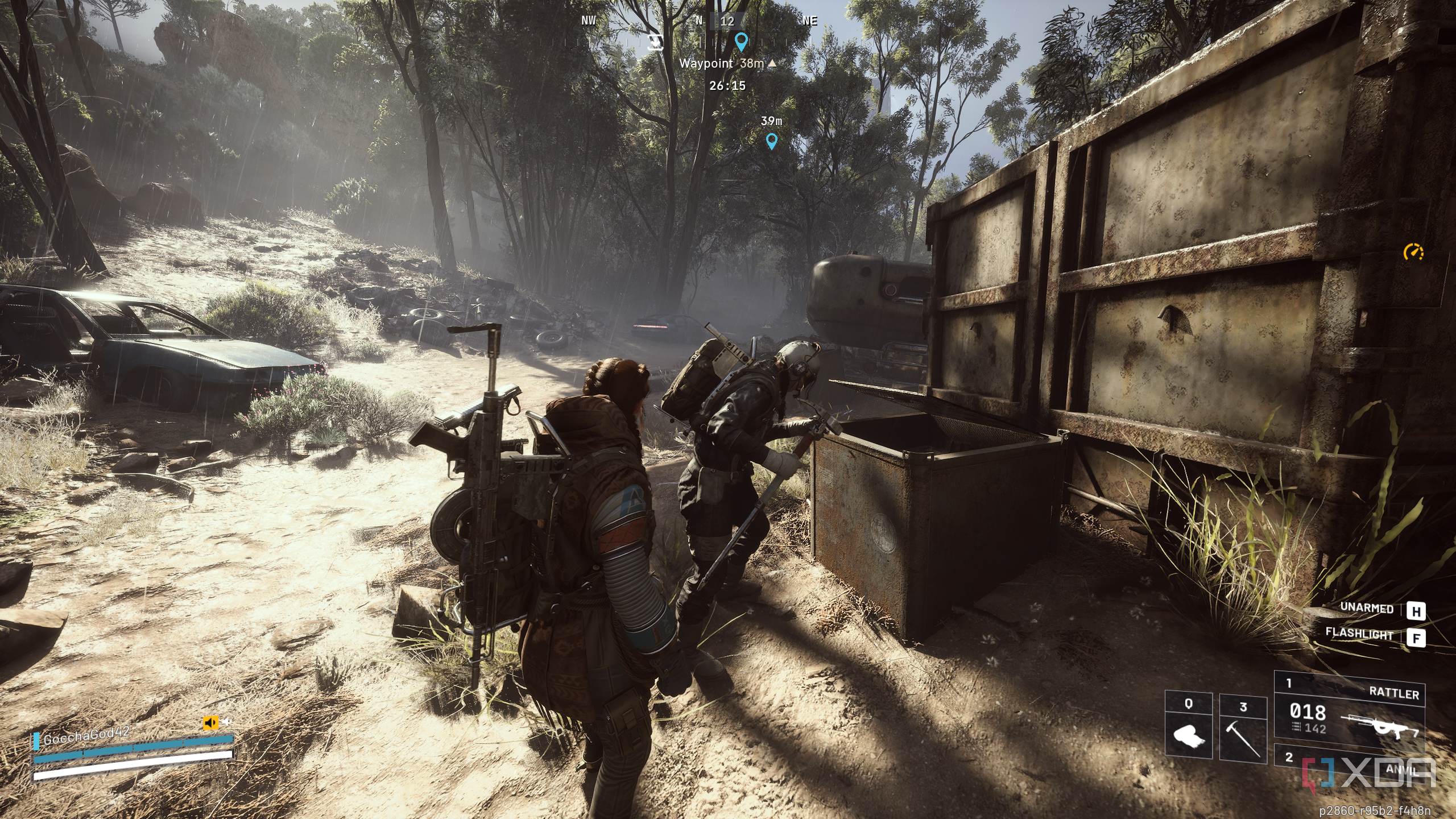 Looting with another player/raider in solos in Arc Raiders.