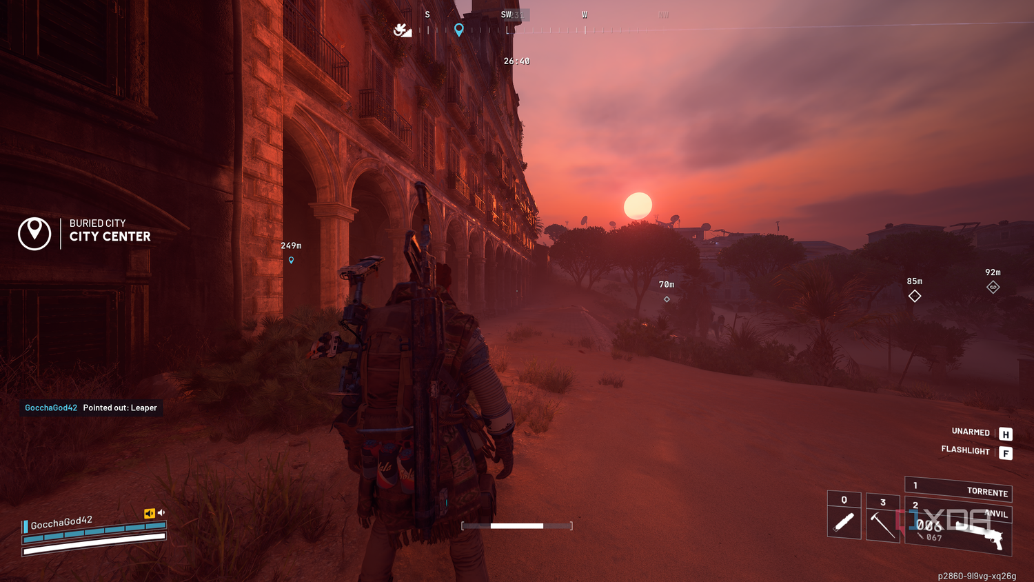 Dusk in Buried City in Arc Raiders.